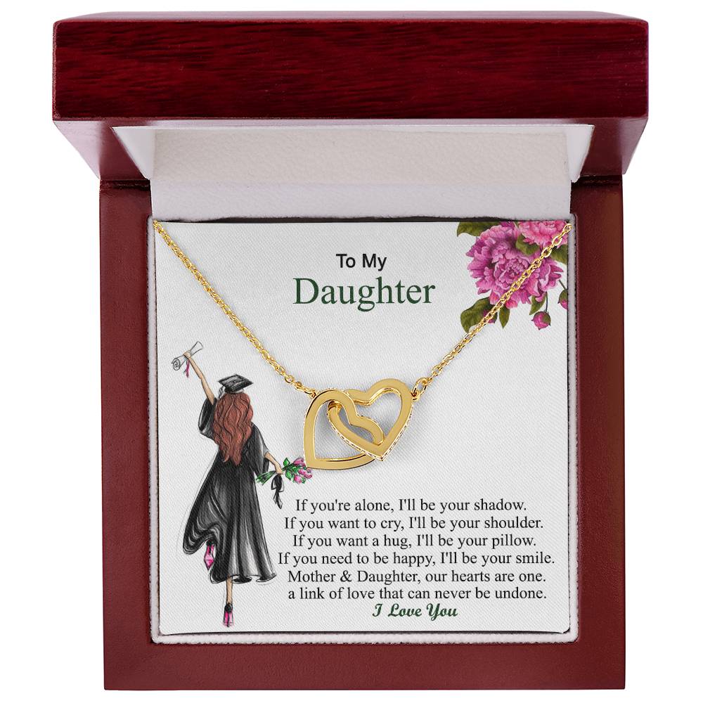 Graduation Gift For Her Graduation Day - Necklace Interlocking Hearts Necklace