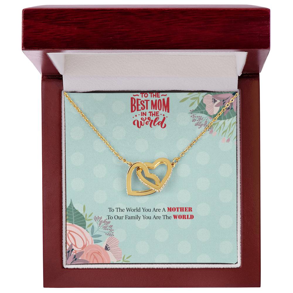 Mothers Day Gift For Mom Mothers Day Gift From Son Mothers Day Gift From Daughter Mothers Day Necklace Interlocking Hearts Necklace