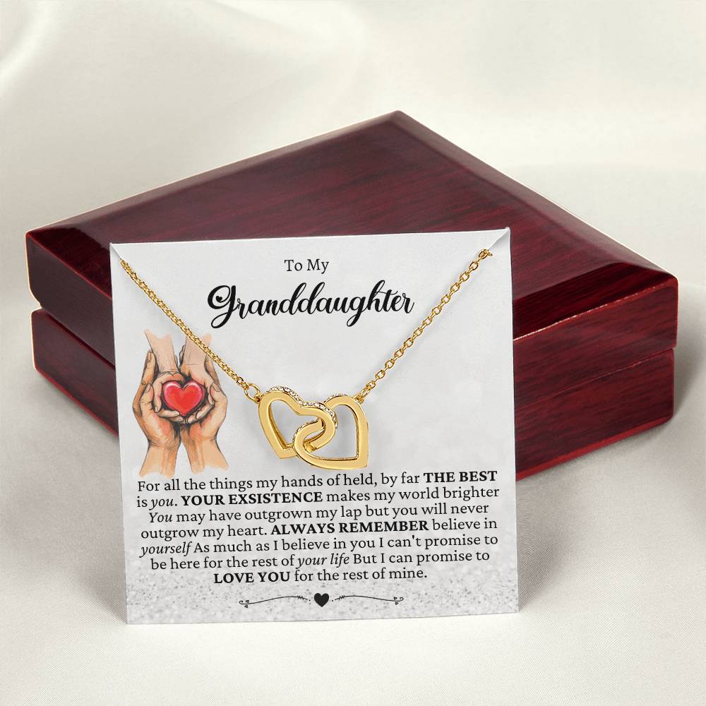 I Promise To Always Love You Interlocking Hearts Holding Hearts Edition Interlocking Hearts Necklace