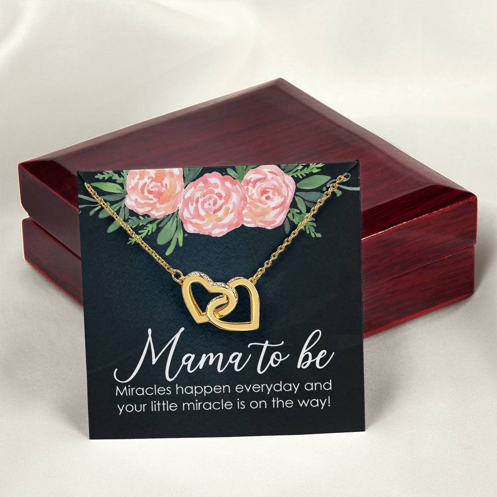 New Mom - Miracle Interlocking Hearts Necklace