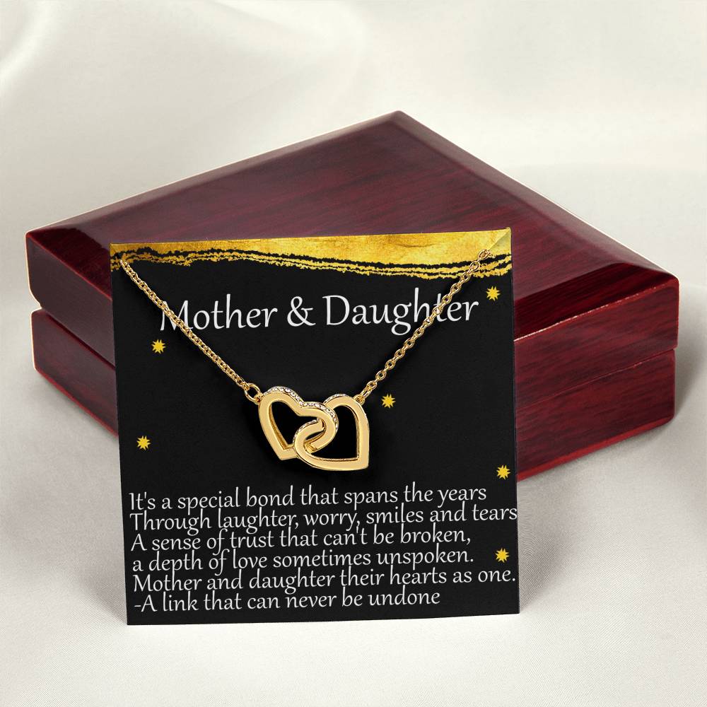 Mother & Daughter Interlocking Hearts Interlocking Hearts Necklace