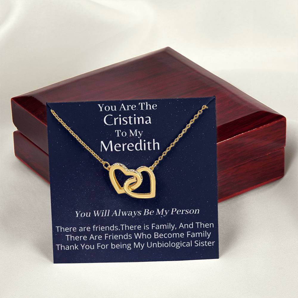 To My Person Nurse Week Special Interlocking Hearts Necklace