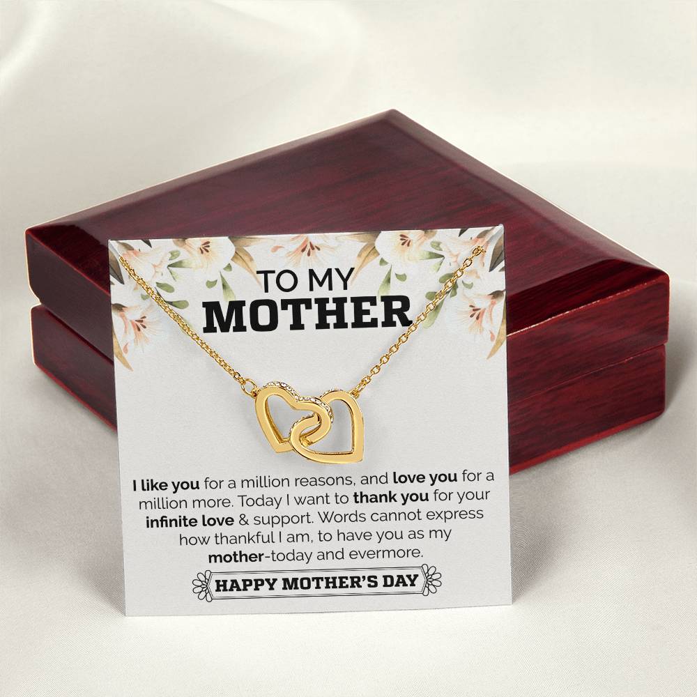 Interlocking Hearts Mother'S Day Necklace Interlocking Hearts Necklace