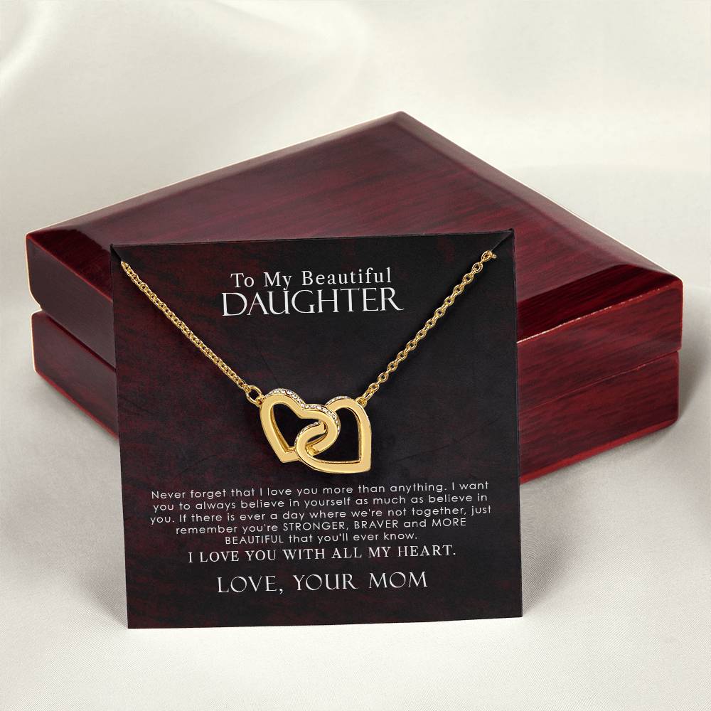 Collection Daughter - More Beautiful That You'Ll Ever Know - Necklace Interlocking Hearts Necklace