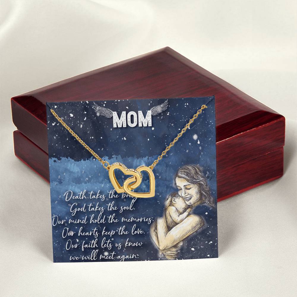 Mothers Day Gift From Daughter Son - Mother Necklace Gifts For Mom Mom Necklace Interlocking Hearts Interlocking Hearts Necklace