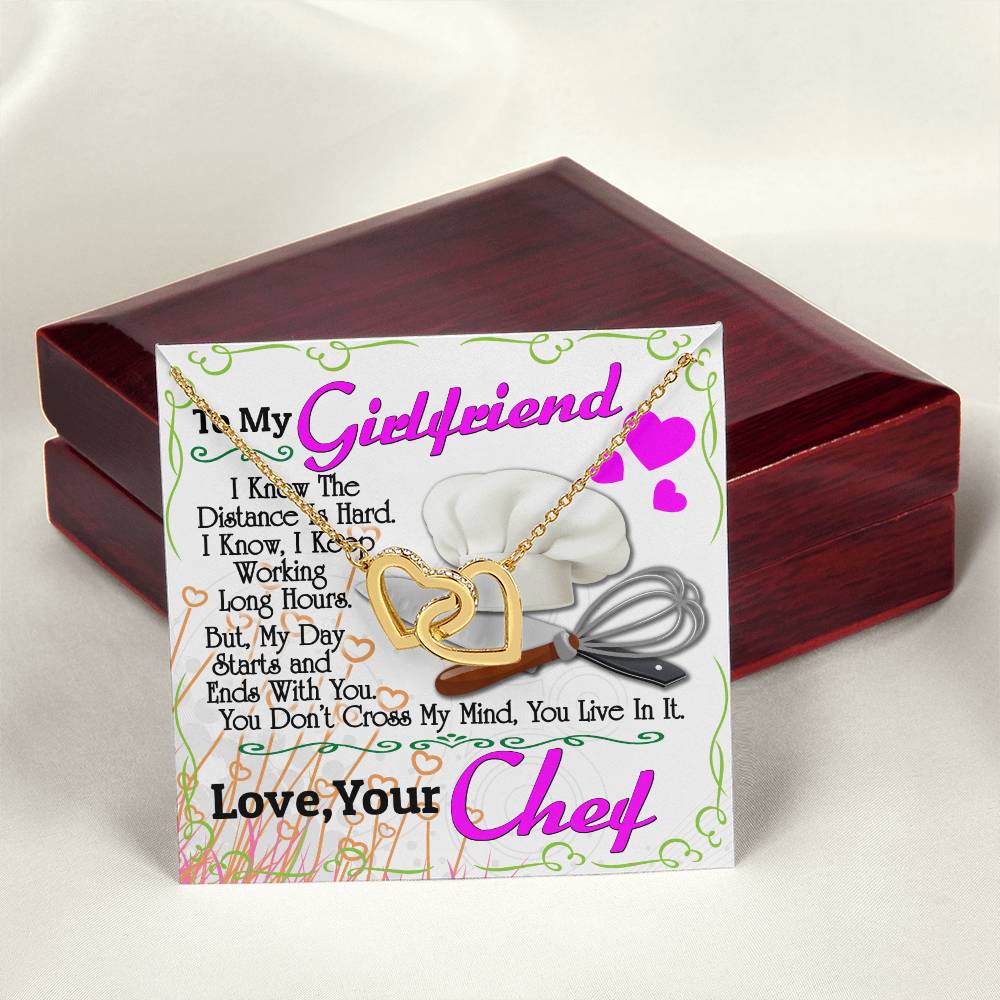 Chef'S Girlfriend - Interlocking Heart Necklace Interlocking Hearts Necklace