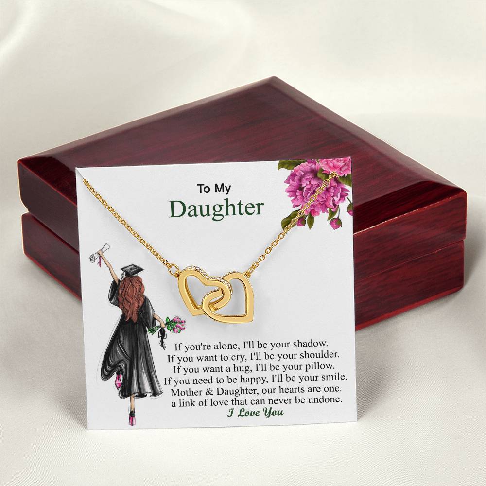 Graduation Gift For Her Graduation Day - Necklace Interlocking Hearts Necklace