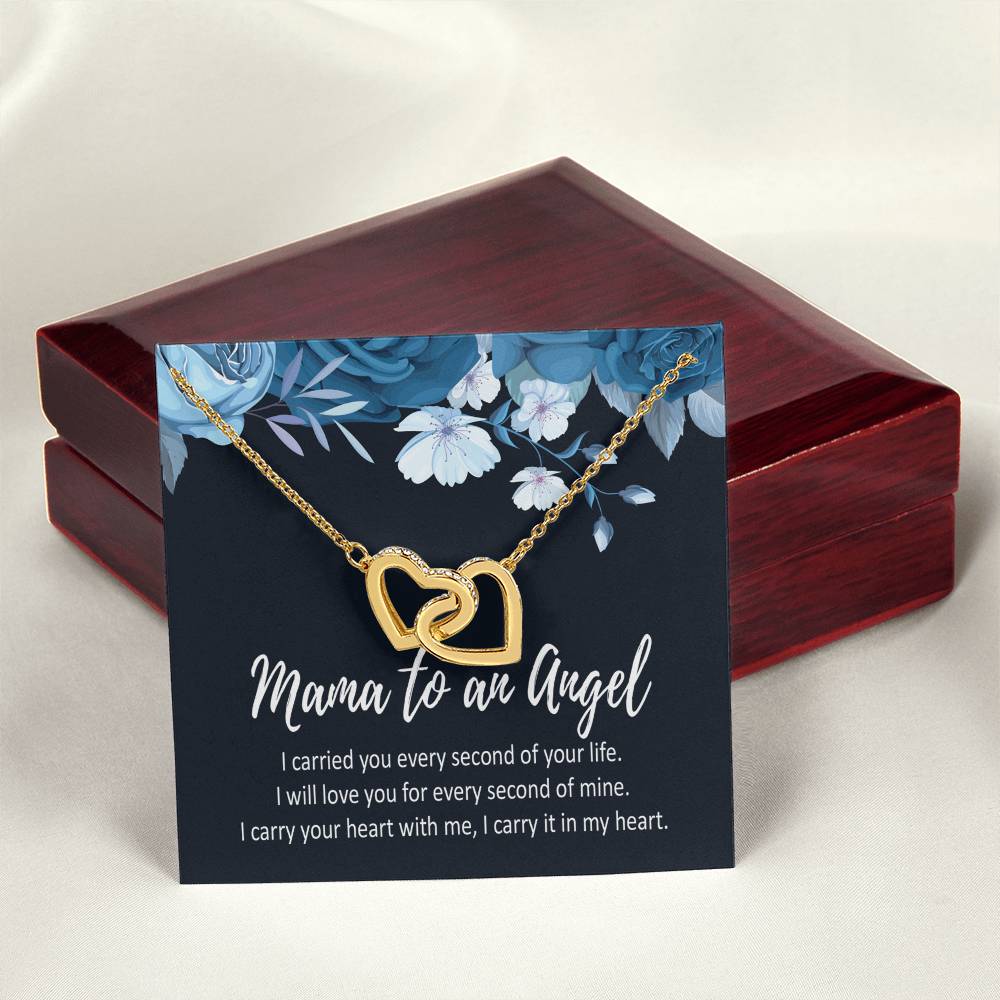 Miscarriage Necklace Gift For Moms Interlocking Hearts Necklace