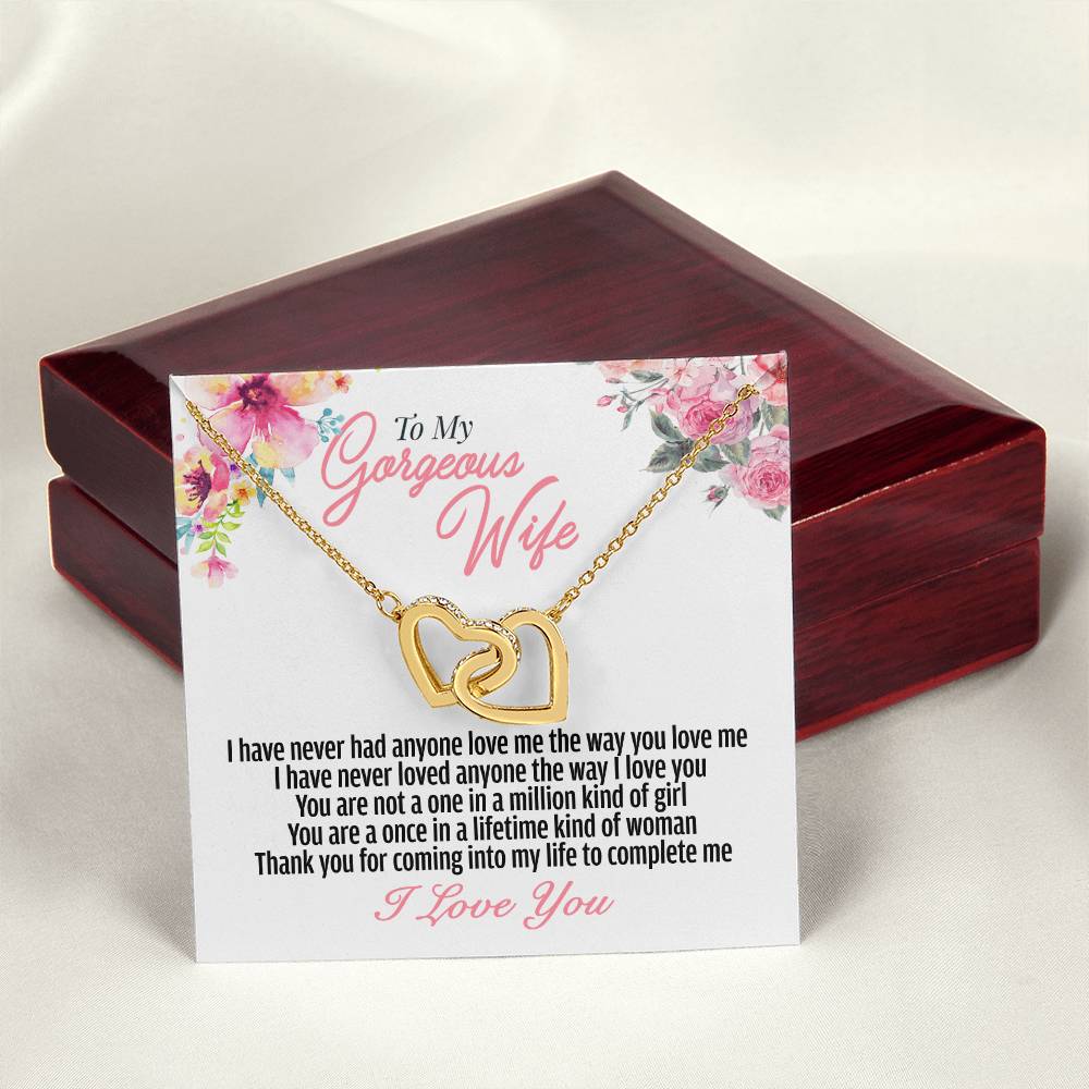 Once In A Lifetime Interlocking Hearts Necklace