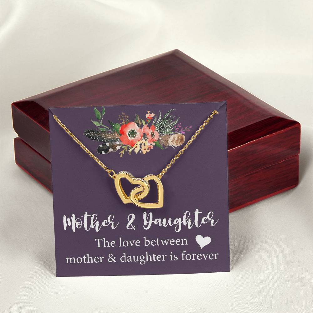 Mother Daughter Gift Necklace Mother'S Day Gift Mother'S Day Necklace Gifts For Mom Interlocking Hearts Necklace
