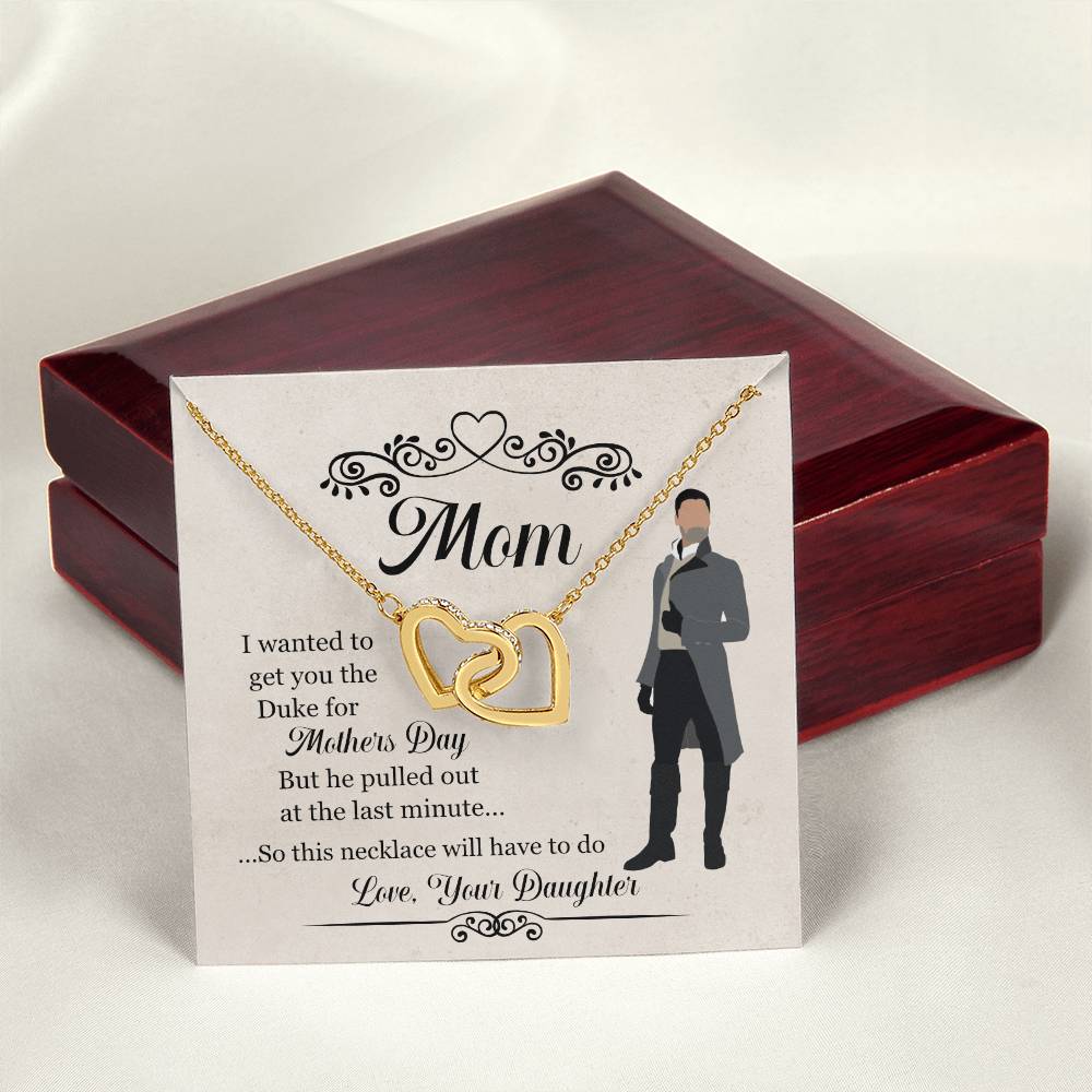 Mother’S Day Necklace Interlocking Hearts Necklace