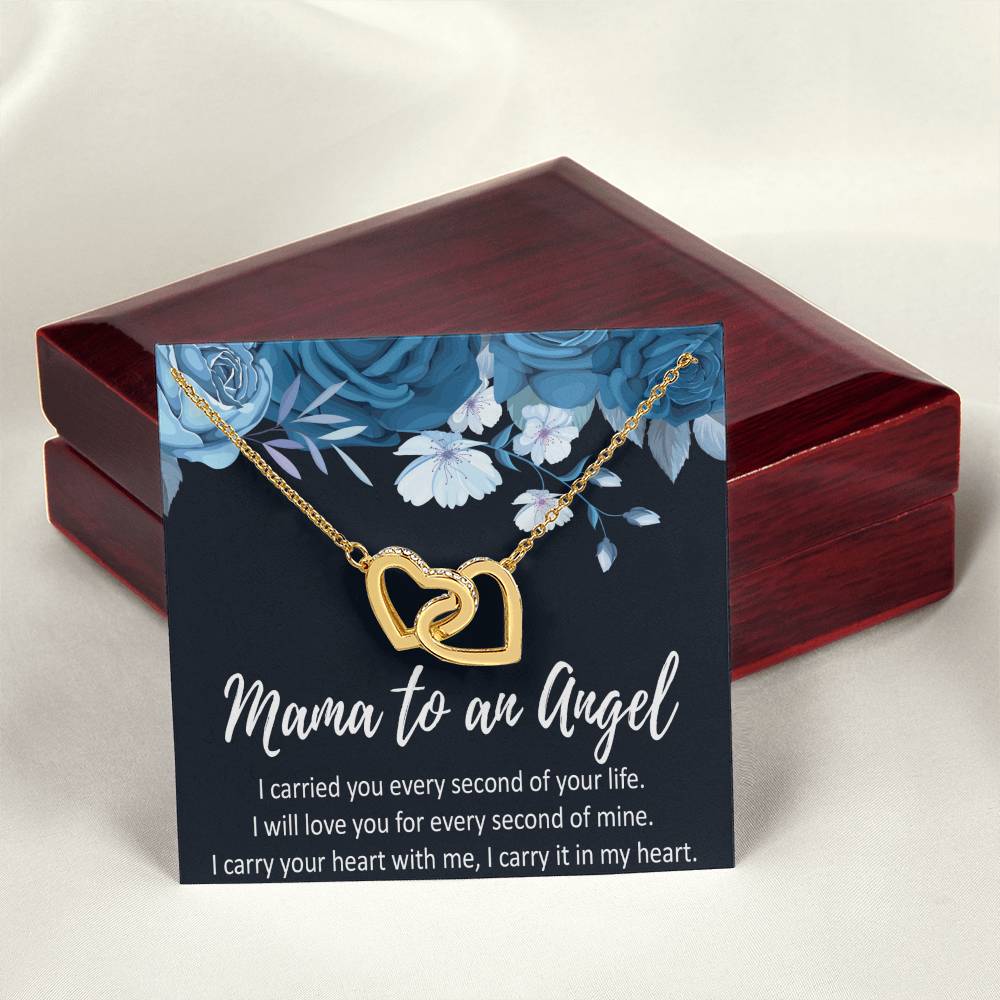 Miscarriage Necklace Gift For Moms Interlocking Hearts Necklace