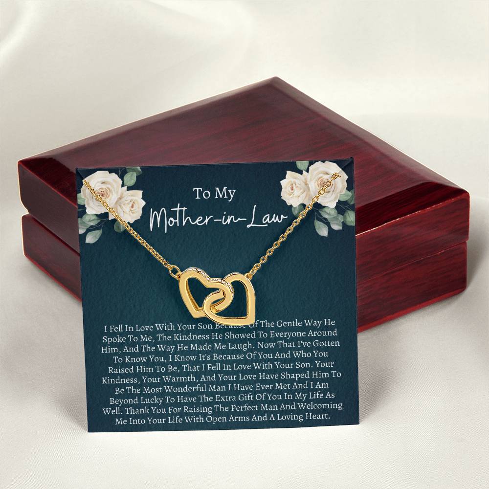 Gift For Mother In Law Interlocking Interlocking Hearts Necklace