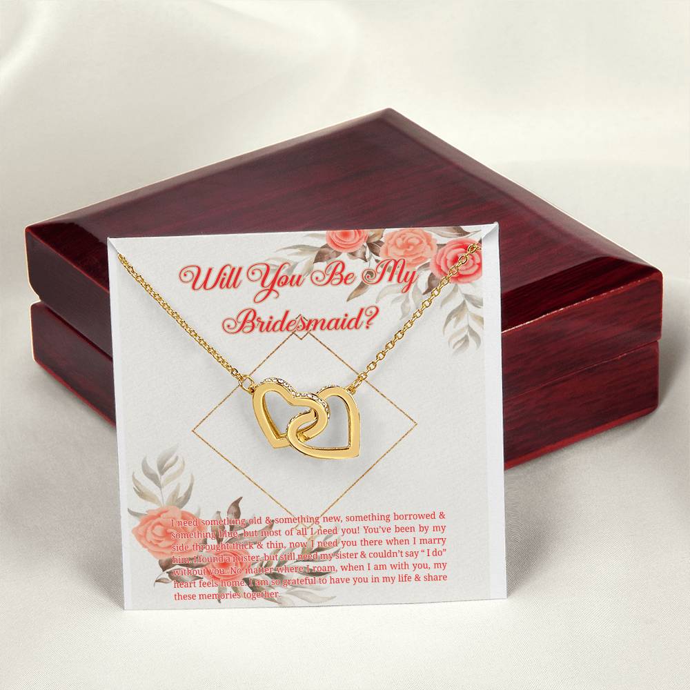 Interlocking Hearts Bridesmaid Necklace Gift Perfect Us Gifts Interlocking Hearts Necklace