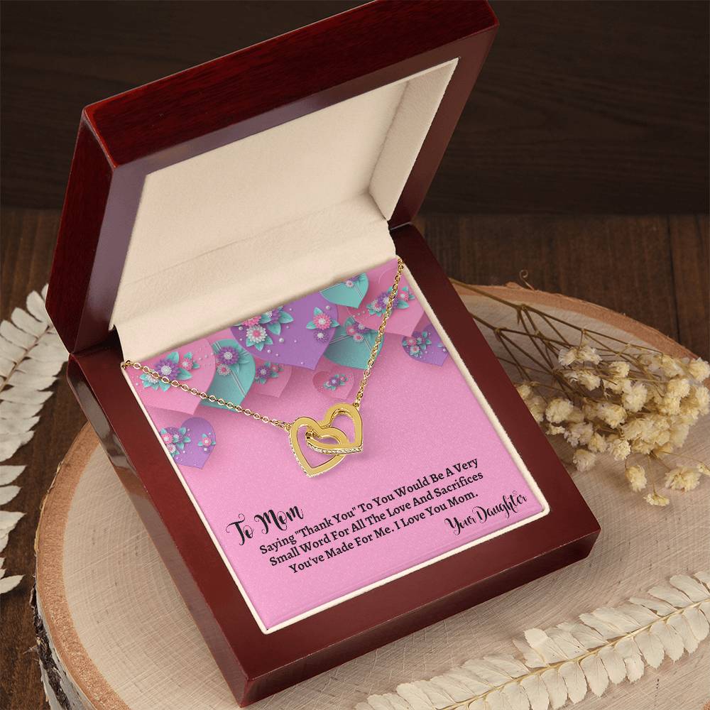 The Perfect Gift For Mom On Any Occasion Interlocking Hearts Necklace