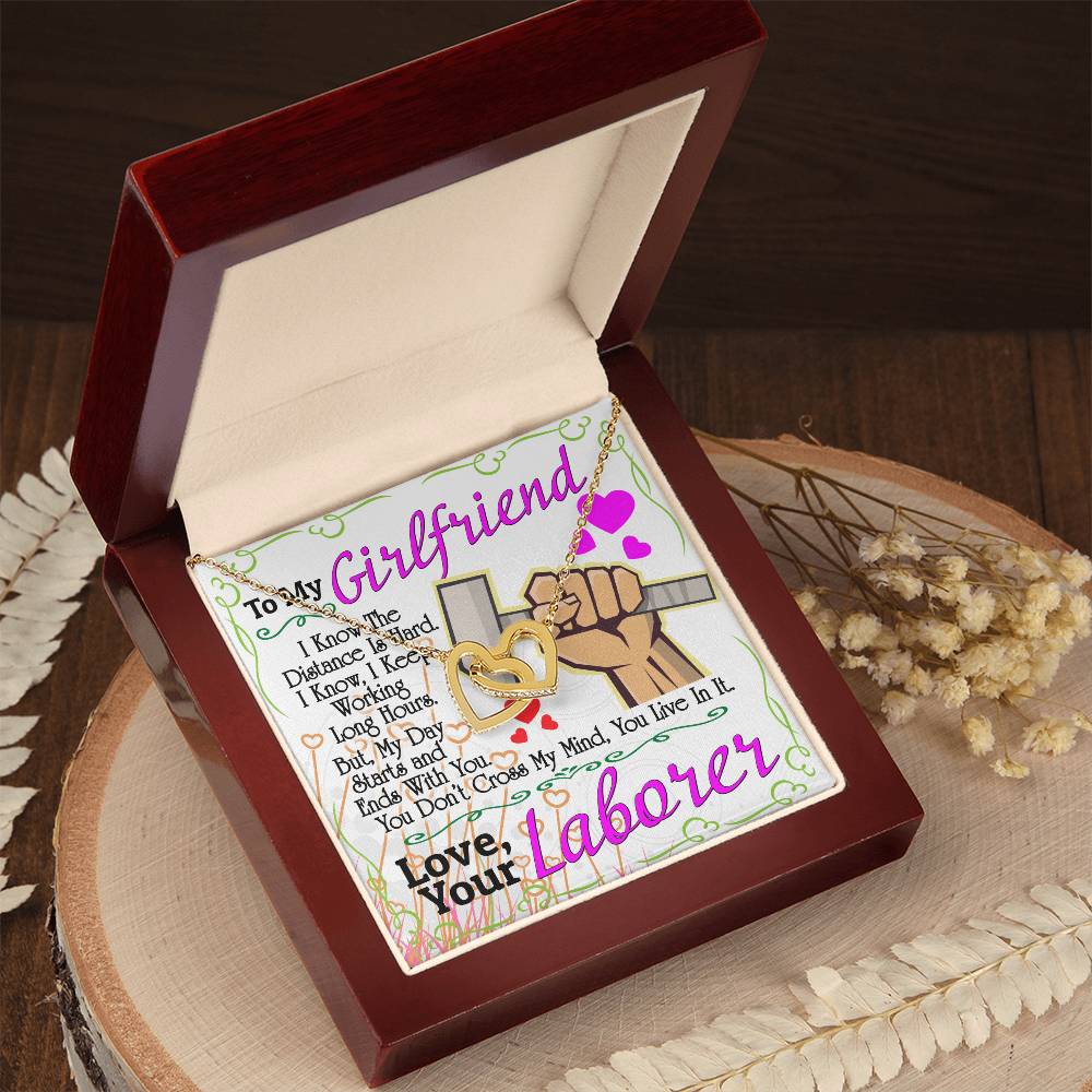 Laborer'S Girlfriend - Interlocking Heart Necklace Interlocking Hearts Necklace
