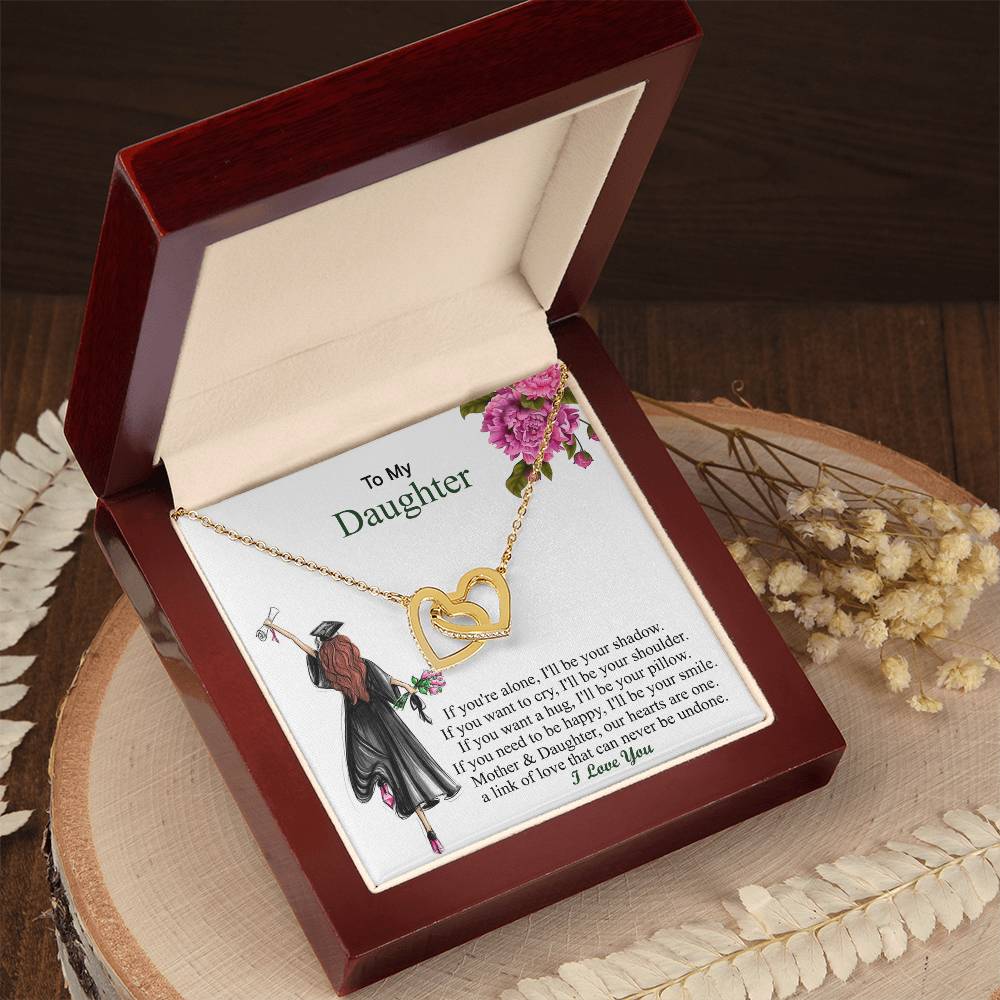 Graduation Gift For Her Graduation Day - Necklace Interlocking Hearts Necklace