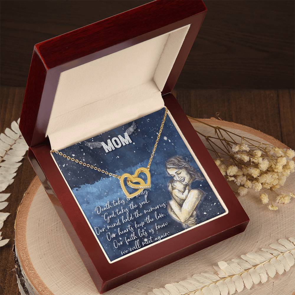 Mothers Day Gift From Daughter Son - Mother Necklace Gifts For Mom Mom Necklace Interlocking Hearts Interlocking Hearts Necklace