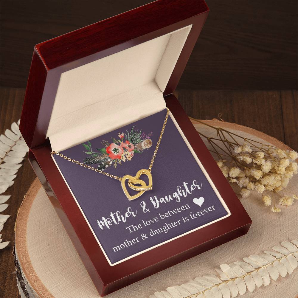 Mother Daughter Gift Necklace Mother'S Day Gift Mother'S Day Necklace Gifts For Mom Interlocking Hearts Necklace