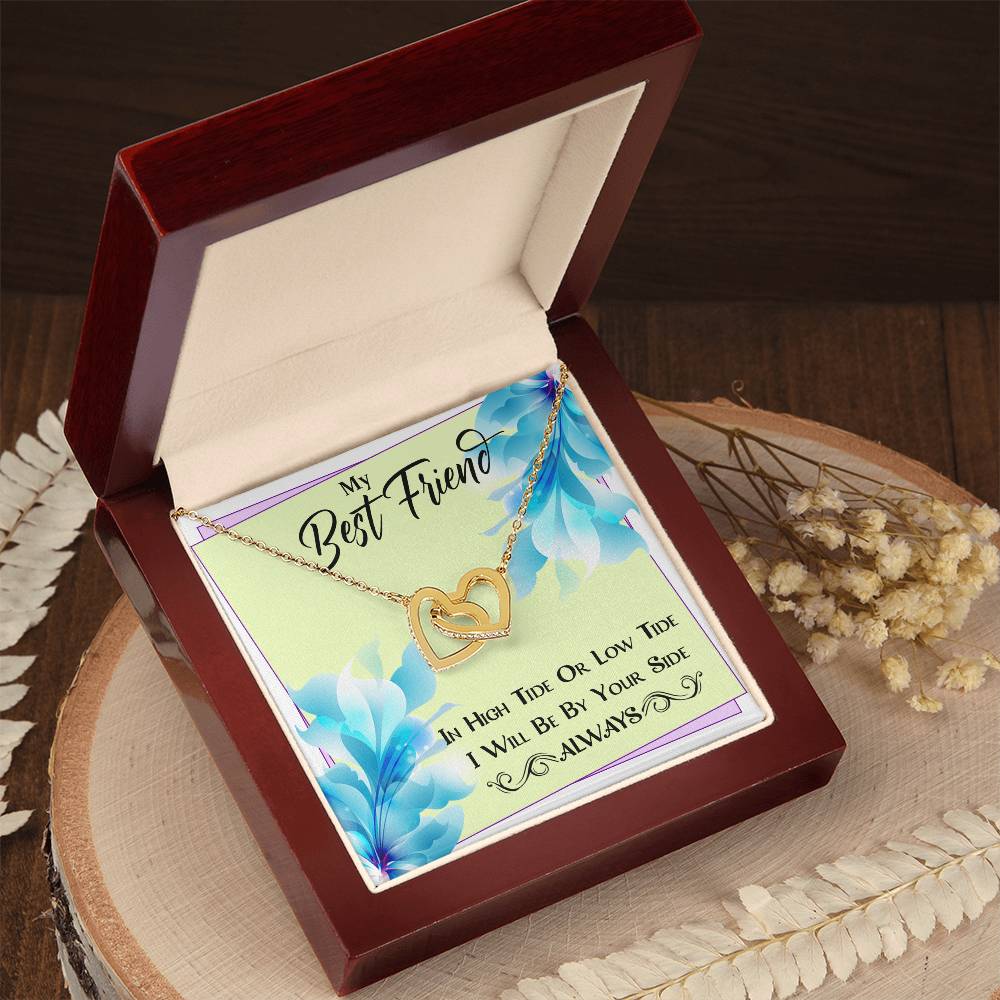 A Gift For Best Friend Interlocking Hearts Necklace