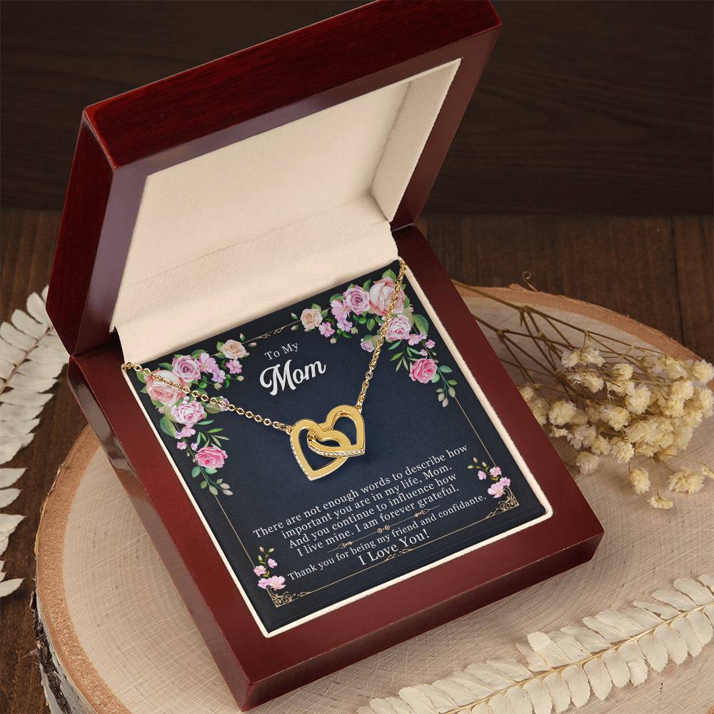 Unique Mother'S Day Gifts Best Gifts For Mom Interlocking Hearts Necklace