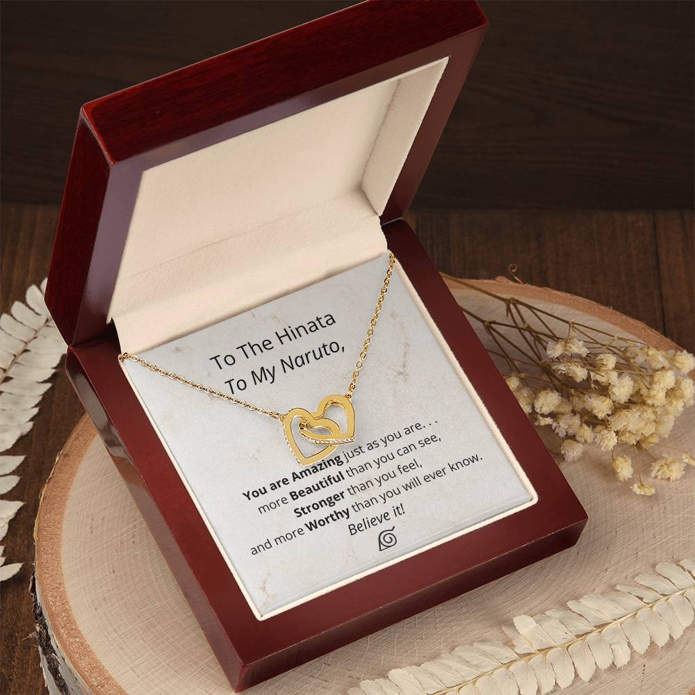 You'Re Amazing Believe It! - Necklace Interlocking Hearts Necklace