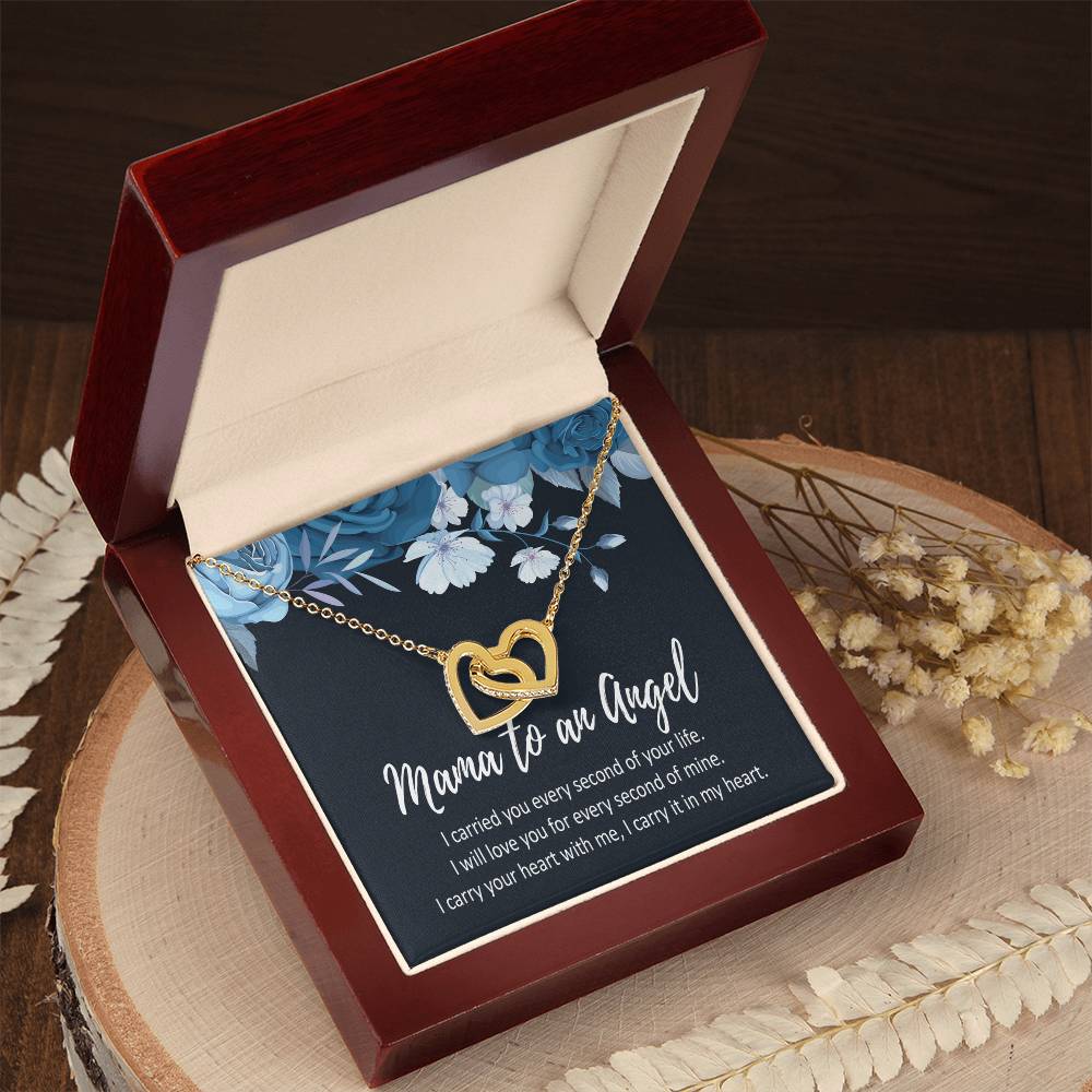 Miscarriage Necklace Gift For Moms Interlocking Hearts Necklace