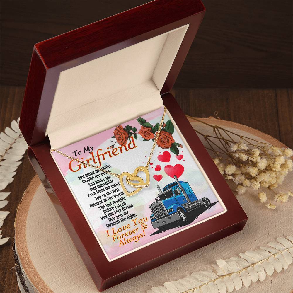 Trucker'S Girlfriend - Interlocking Heart Necklace Interlocking Hearts Necklace