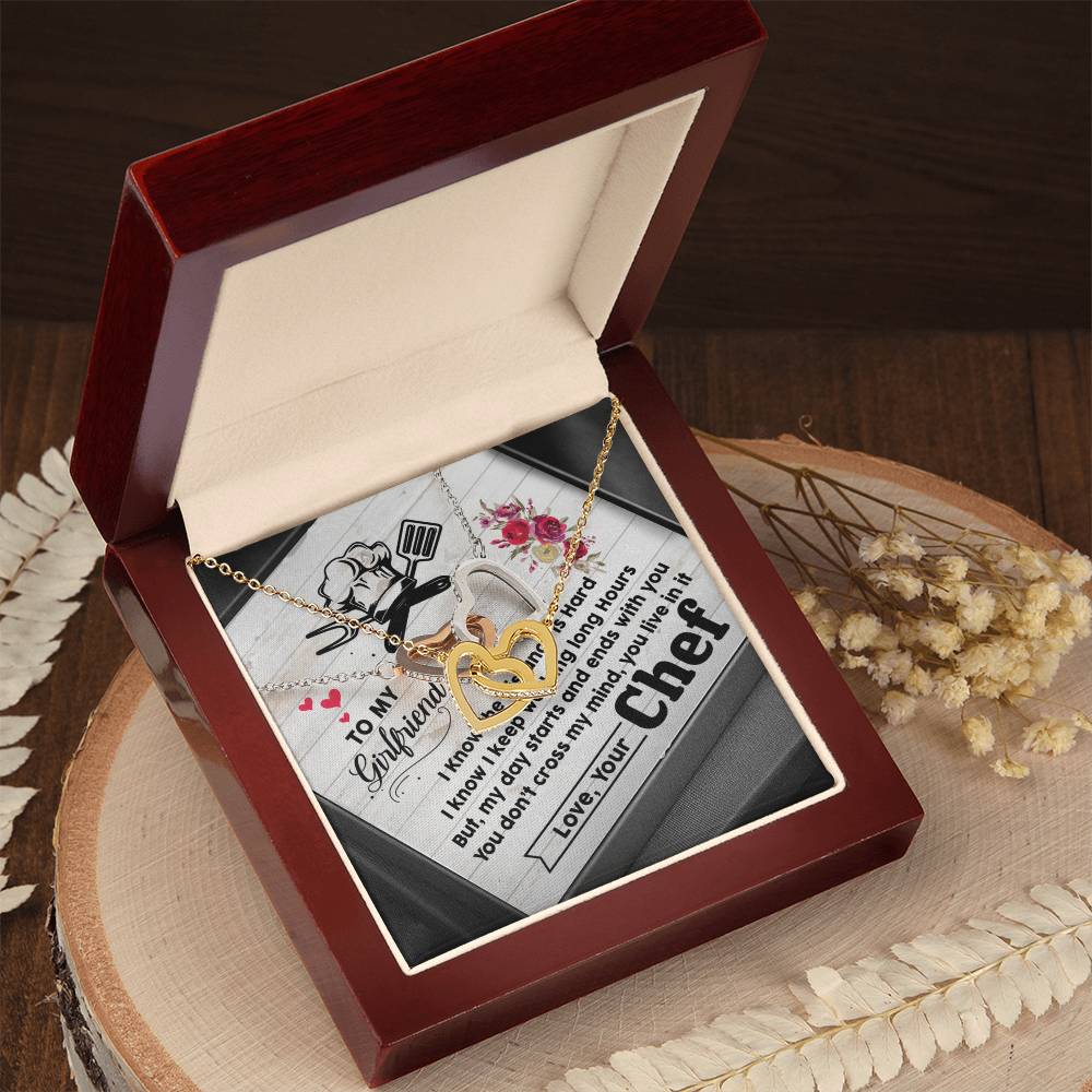 Chef'S Girlfriend-Interlocking Heart Necklace Interlocking Hearts Necklace