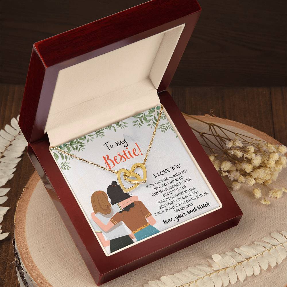 Now & Always - Necklace Interlocking Hearts Necklace