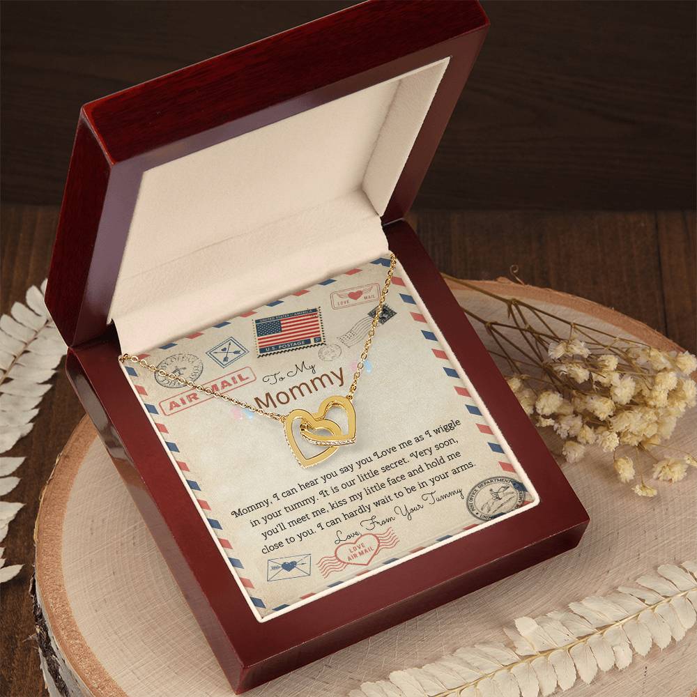 Love From Tummy Interlocking Hearts Necklace