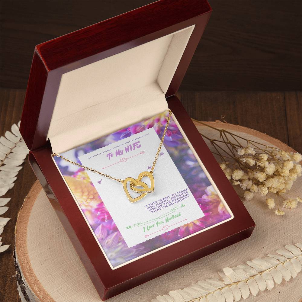The Best Birthday Gifts For Your Wife Interlocking Hearts Necklace
