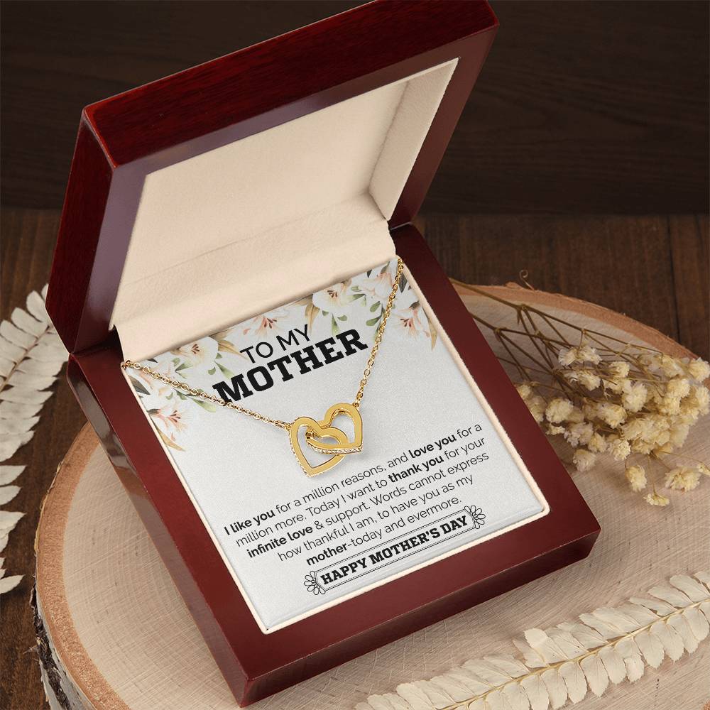 Interlocking Hearts Mother'S Day Necklace Interlocking Hearts Necklace