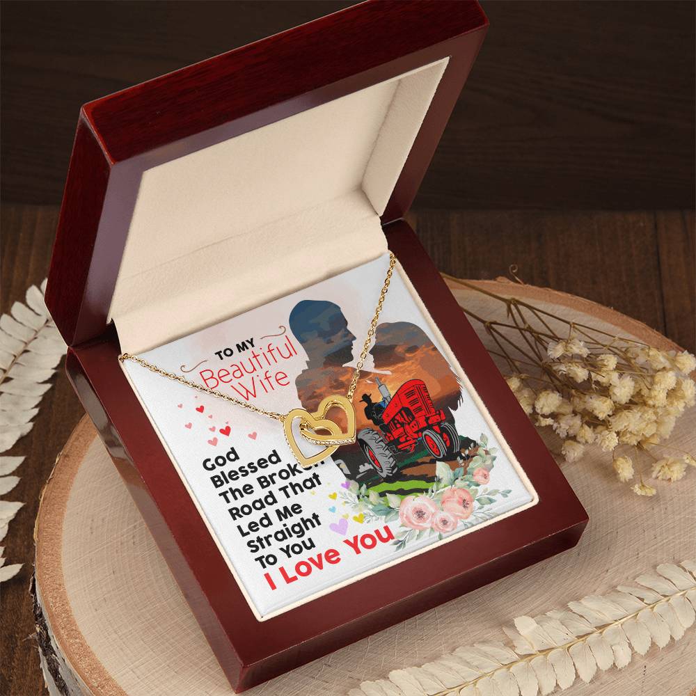 Farmer'S Wife - Interlocking Heart Necklace Interlocking Hearts Necklace