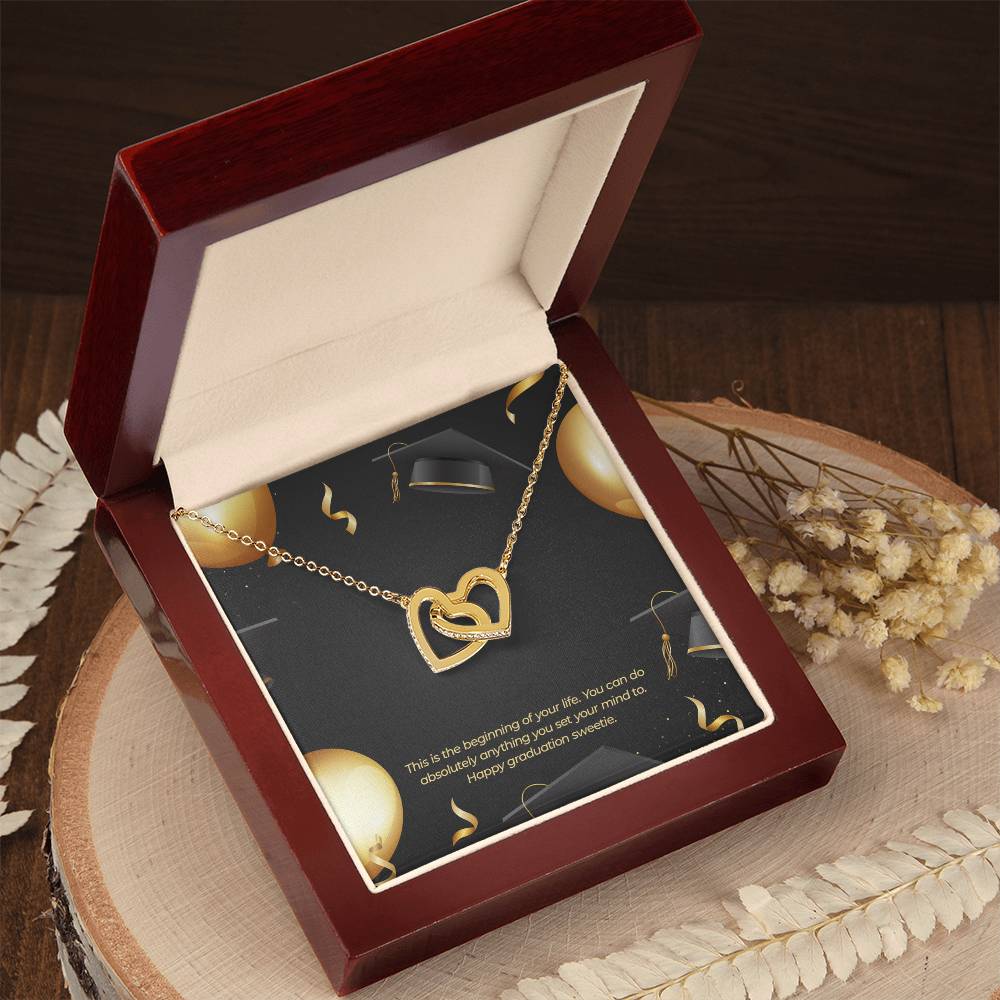 The Beginning Of Your Journey - Interlocking Hearts Necklace