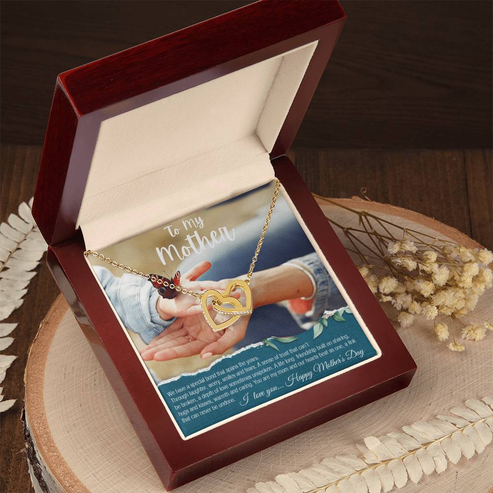 To My Mother Interlocking Hearts Interlocking Hearts Necklace