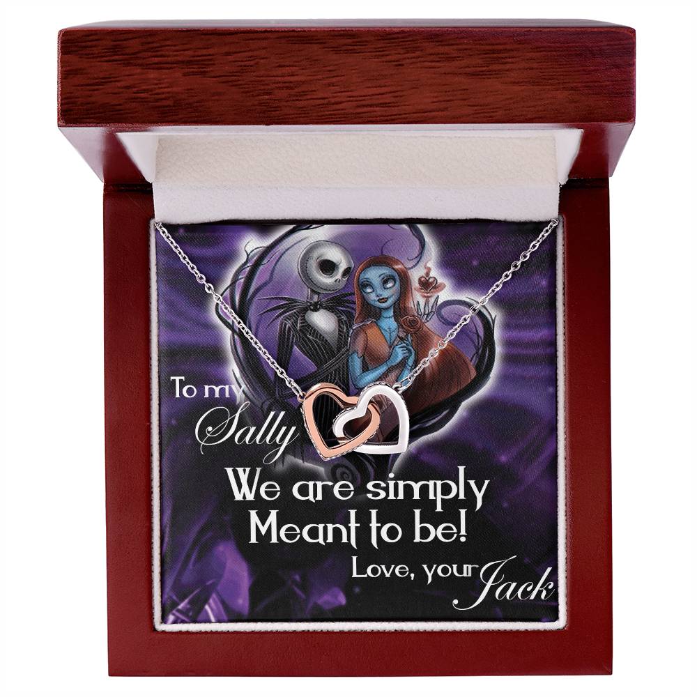 To My Sally Interlocking Interlocking Hearts Necklace
