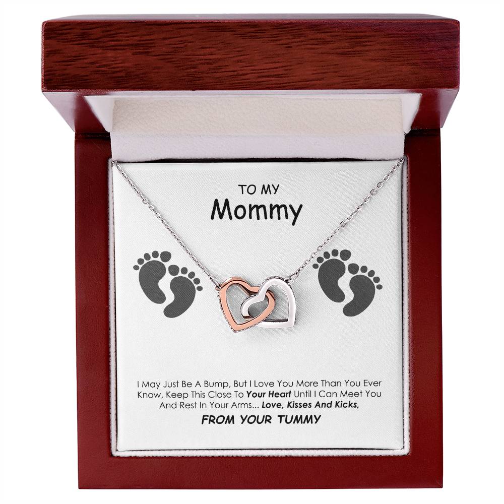 To My Mom-Personalized Gift For Mom Mothers Day Gift Necklace For Mom Mother'S Day Gift Gifts For Mom Mom Necklace To My Mom Best Mom Interlocking Hearts Necklace