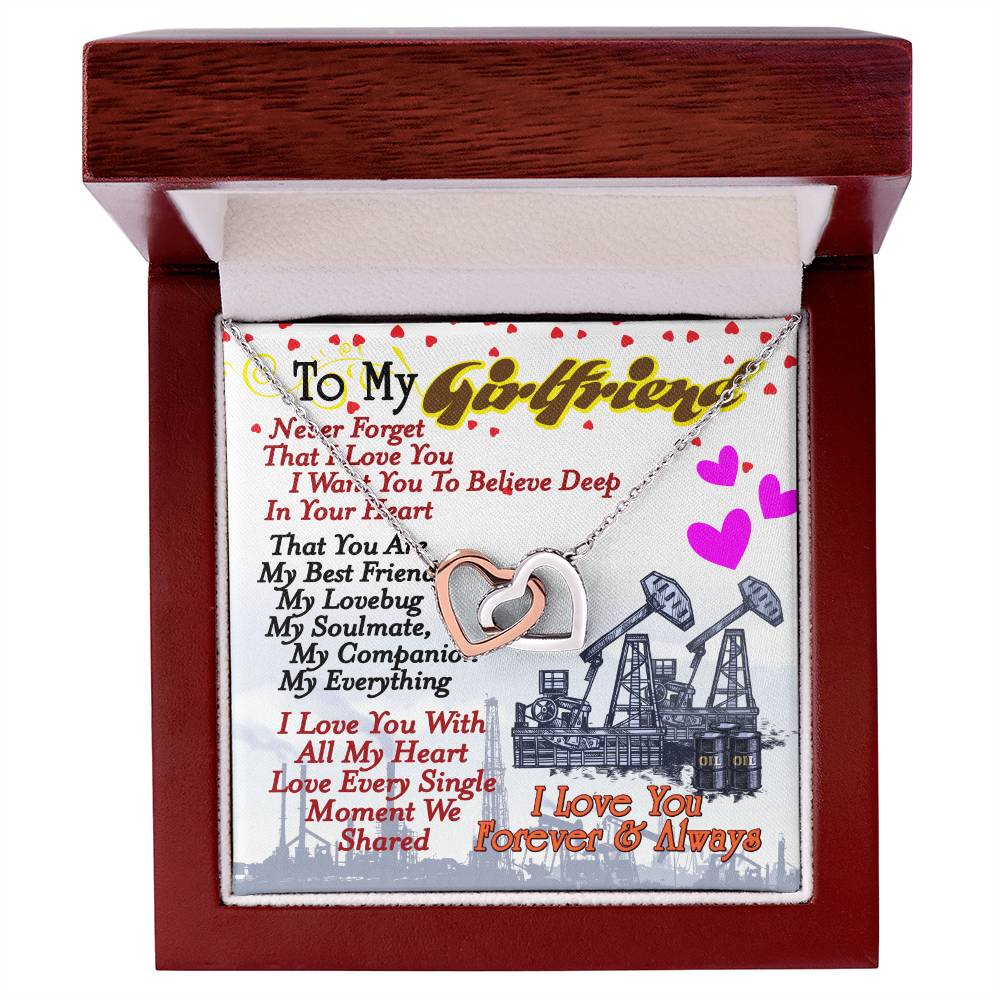 Oilfield Man'S Girlfriend - Interlocking Heart Necklace Interlocking Hearts Necklace