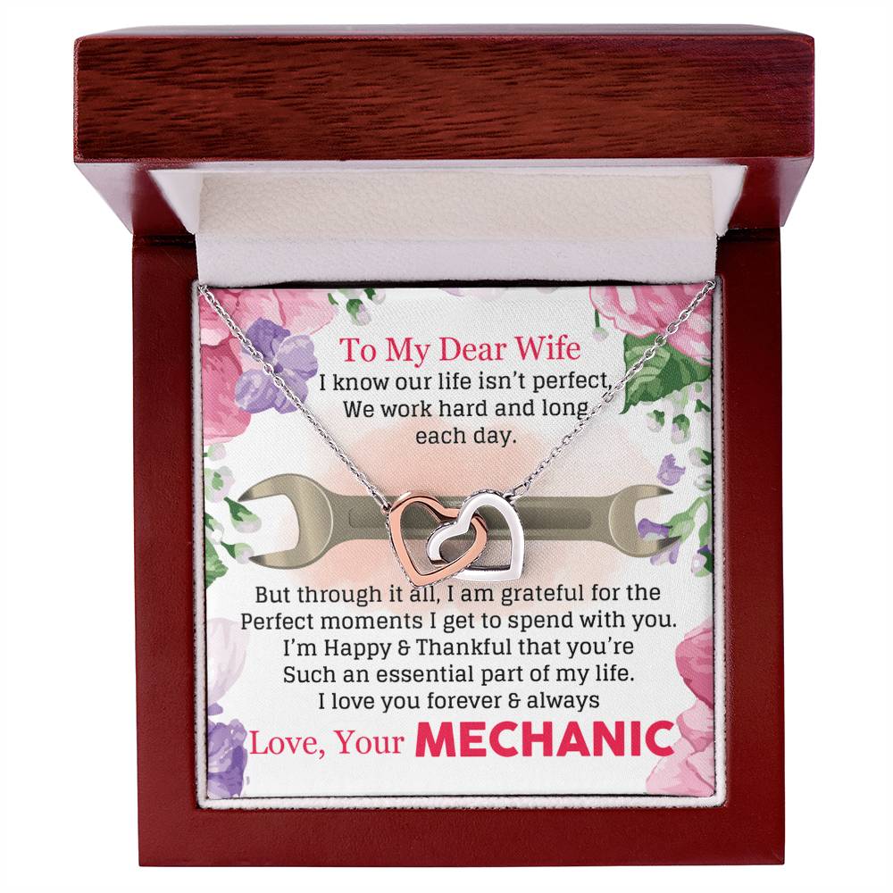 Mechanic'S Wife - Interlocking Heart Necklace Interlocking Hearts Necklace