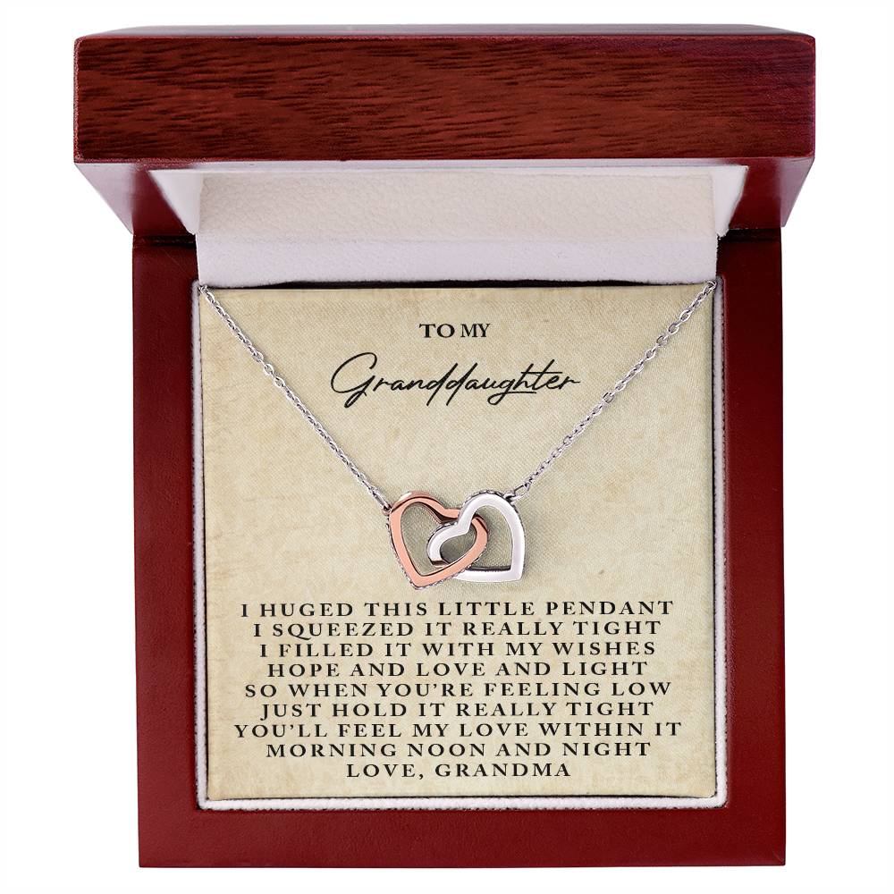 Give Her The Gift She Will Always Remember?? - Interlocking Necklace Interlocking Hearts Necklace