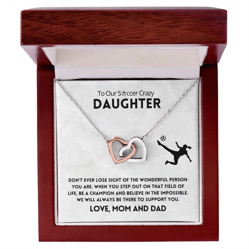 Don'T Ever Lose Sight Necklace Interlocking Hearts Necklace