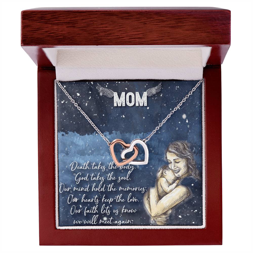 Mothers Day Gift From Daughter Son - Mother Necklace Gifts For Mom Mom Necklace Interlocking Hearts Interlocking Hearts Necklace