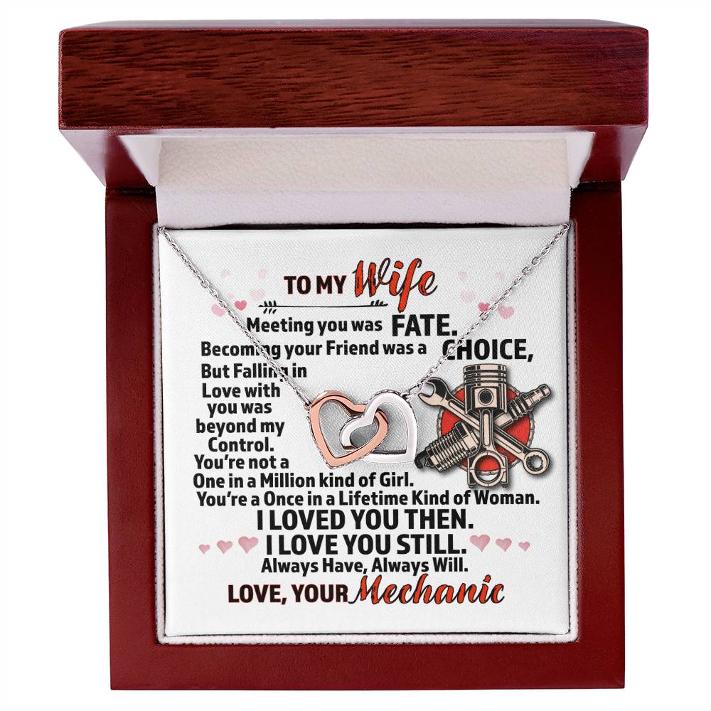Mechanic'S Wife - Interlocking Heart Necklace Interlocking Hearts Necklace