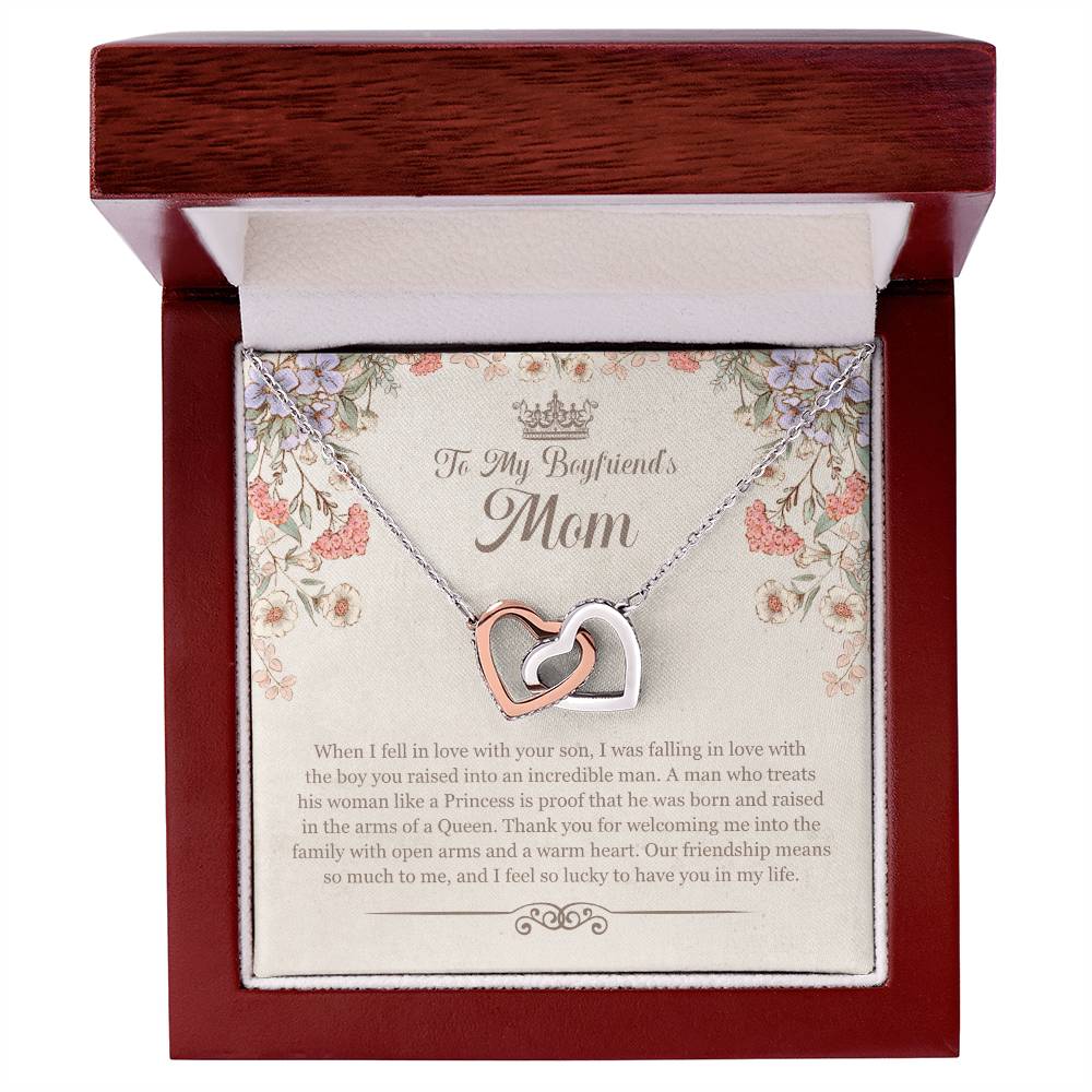 Boyfriend’S Mom - Interlocking Heart Necklace Interlocking Hearts Necklace