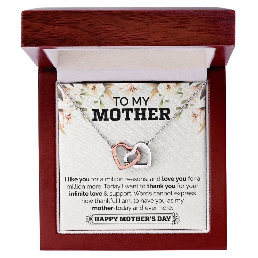Interlocking Hearts Mother'S Day Necklace Interlocking Hearts Necklace