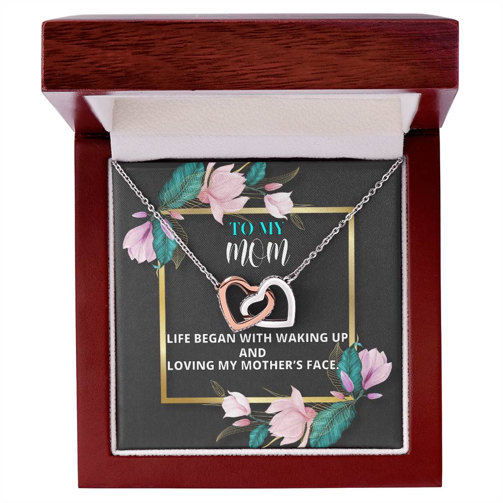 Mothers Day Gift From Daughter Son - Mother Necklace Gifts For Mom Mom Necklace Interlocking Hearts Interlocking Hearts Necklace