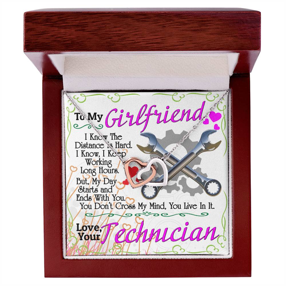 Technician'S Girlfriend - Interlocking Heart Necklace Interlocking Hearts Necklace