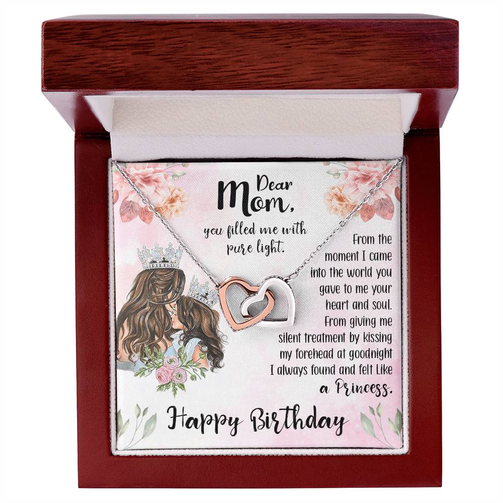 You Fill Me Interlocking Hearts Necklace