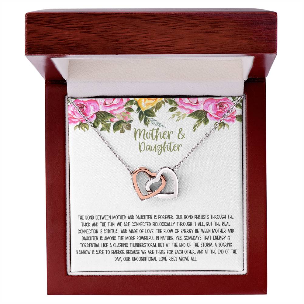 Mother Daughter Gift Necklace Mother'S Day Gift Gifts For Mom Mom Necklace Interlocking Hearts Necklace